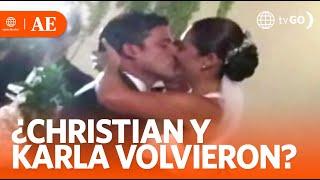 Did Christian Dominguez and Karla Tarazona resume their relationship?  América Espectáculos TODAY