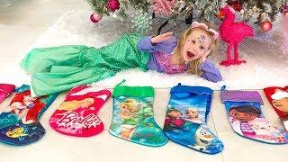 Nastya and gifts for the new year