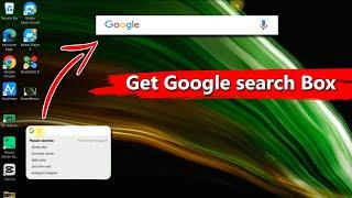 How to add Google Search Bar to Home screen PCLaptop...
