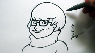 Como Desenhar a Velma Dinkley Scooby-Doo - How to Draw Velma - SLAY DESENHOS #324