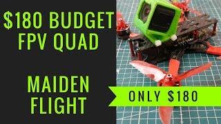 Best Budget FPV Drone Build Maiden Flight  Realacc Real4 Eagle Power Starf4s