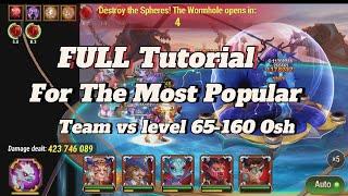 What is The Best Osh team in Asgard Guild Raid? Hero Wars Dominion Era Seymour 4k