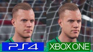 Pro Evolution Soccer 2018 PES  PS4 VS ONE  Graphics Comparison