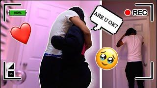 CRYING W DOOR LOCKED PRANK ON JAYSHAUN *HE CALLED MY MOM️* he really cares