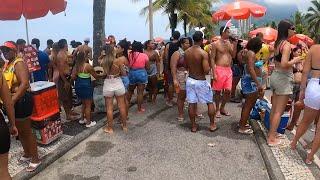 Leblon Beach Carnival Party ️ Rio de Janeiros Festive Delight  Brazil 2024