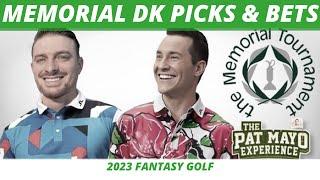 2023 Memorial DraftKings Picks Final Bets One and Done  2023 FANTASY GOLF PICKS