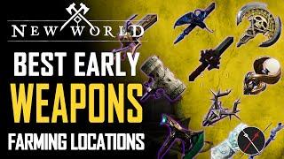 New World Best Weapons & Jewelry Farming Spots LEGENDARIES Early Game 