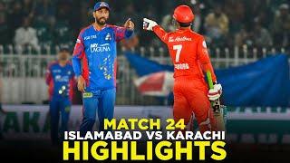 PSL 9  Full Highlights  Islamabad United vs Karachi Kings  Match 24  M2A1A