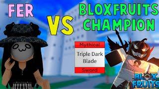 『Fer999 VS Bloxfruits Champion with TTY』Bounty Hunt l Roblox  Blox fruits update 17  25M   fer999