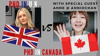 PhD in the U.K vs a PhD in Canada discussing the differences with Anne Nguyen
