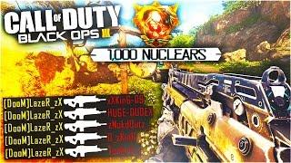 BLACK OPS 3 UNLOCKING 1000 NUCLEARS on 1 ACCOUNT WORLDS MOST NUKES IN COD BO3