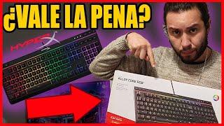 ¿VALE LA PENA?  HYPERX ALLOY CORE RGB TECLADO DE MEMBRANA  HYPERX ALLOY CORE RGB REVIEW ESPAÑOL