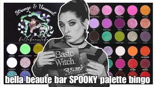 Spooky Bella Beaute Bar Palette Bingo  Strange & Unusual Basic Witch Recently Deinfluenced