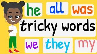 Tricky Words  Tricky Words Song  Sight Words Song  Phase Three  Kindergarten & EYFS