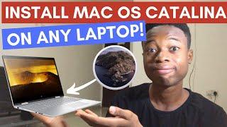 How to Install macOS Catalina on ANY Laptop Simple & EASY Method - HP Envy 15 Tutorial INTEL