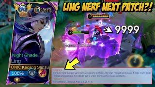 NEW EMBLEM & BUILD MORE BROKEN BEST FOR LING  NEXT PATCH LING NERF? - Mobile Legends