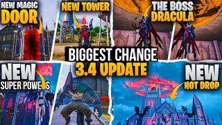 OMG  Biggest Update In Pubgm History  New Super Powers  3.4 Update All Hidden Features  Pubgm