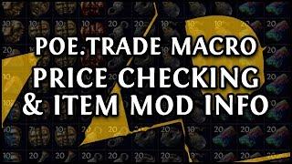 Path of Exile PoE.Trade Macro - In Game Price Checking & Item Info Script AutoHotkey