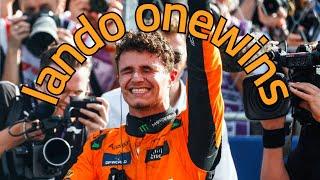 lando norris first win - a miami grand prix meme