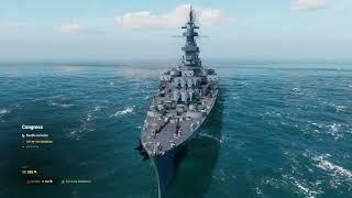 World Of Warships USS Congress Class Tier VIII Premium Cruiser RTX 4090 OC I9-14900KS UHD