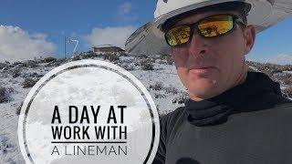 A day at work- Snowmageddon as a lineman