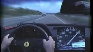 Ferrari F40 On The Road 320 kmh