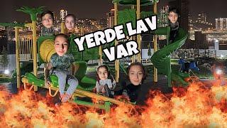 YERDE LAV VAR CHALLENGE  THE FLOOR İS LAVA CHALLENGE