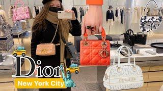NEW YORK CITY FLAGSHIP DIOR LUXURY SHOPPING VLOG - Full Store Tour  New Dior 2022 Spring Collection