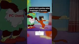 Intel Vs AMD Vs Snapdragon X #intel #amd #snapdragon #funny  #shorts