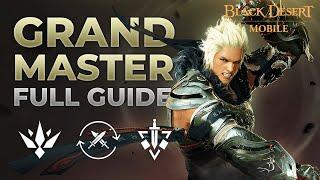 EVERYTHING about Grandmaster - FULL Guide  PvE - PvP - BS - Imprints & Builds  Black Desert Mobile