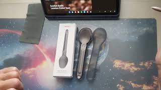Xiaomi NexTool Titanium Cutlery Set набор столовых приборов из титана новинка