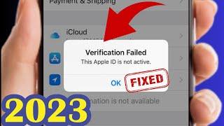 cannot verify identity this apple id is not active  verification failed this apple id is not active