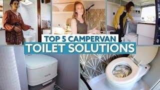 TOP 5 TOILET SOLUTIONS FOR YOUR CAMPERVAN ⭐  Everything you need to CHOOSE the BEST LOO for YOU 