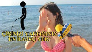 ÇİŞİNİZİ YAPTIĞINIZ EN ABSÜRD YER NERESİYDİ ? - SARI MİKROFON