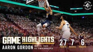 Aaron Gordon Full Game Four Highlights vs. Timberwolves 