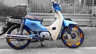 DISC BRAKE CONVERSION from drum brake in 10 minutes  Honda Supercub Wave 125 110  Y15ZR Sniper