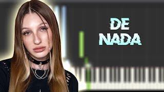 Yami Safdie - De Nada  Instrumental Piano Tutorial  Partitura  Karaoke  MIDI