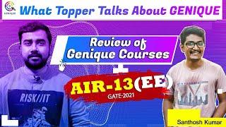 What Topper Said About Genique Courses  Gurukul 500  Review of Genique Course