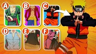 Anime Clothes Quiz  Guess The Characters Outfit  ANIME QUIZ