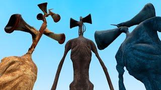 NEW SIREN HEAD VS ICE SIREN HEAD VS WOOD SIREN HEAD Garrys Mod Tree Trevor Henderson Gameplay