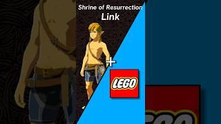 LEGO Shrine of Resurrection Link From Zelda Breath of the Wild #shorts