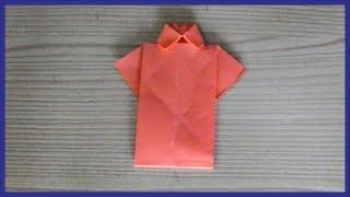 How To Make A Paper Shirt - Origami Shirt - Paper Activity