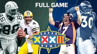 Super Bowl XXXII Elways 1st Super Bowl Win  Green Bay Packers vs. Denver Broncos  NFL Full Game