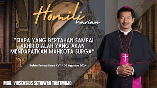 Homili Harian - Sabtu Pekan Biasa XVII