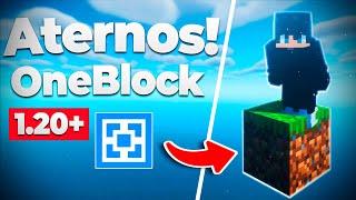  How to Make a ONEBLOCK Server in Minecraft ATERNOS 1.20+ & 1.20.2  Create