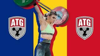 Loredana Toma Mihaela Cambei Andreea Cotruta 2024 IWF Weightlifting World Cup Training Hall