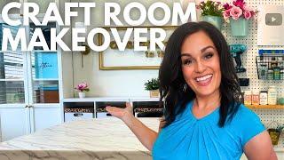 EXTREME Craft Room Makeover From Total Mess to Total Success