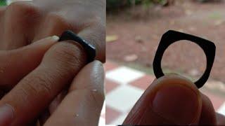 How to make a ring How to make a coconut ring Easy to make a ring