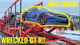 Rebuilding A Wrecked 2015 Nissan GT-R Part 1