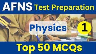 AFNS  Initial Academic Test Preparation Physics Part-1AMCNUMS Physics Preparation  Cool Education